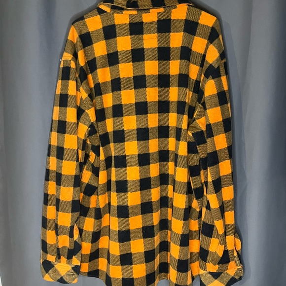 Woolrich Orange and Black Plaid Shirt - Picture 2 of 3